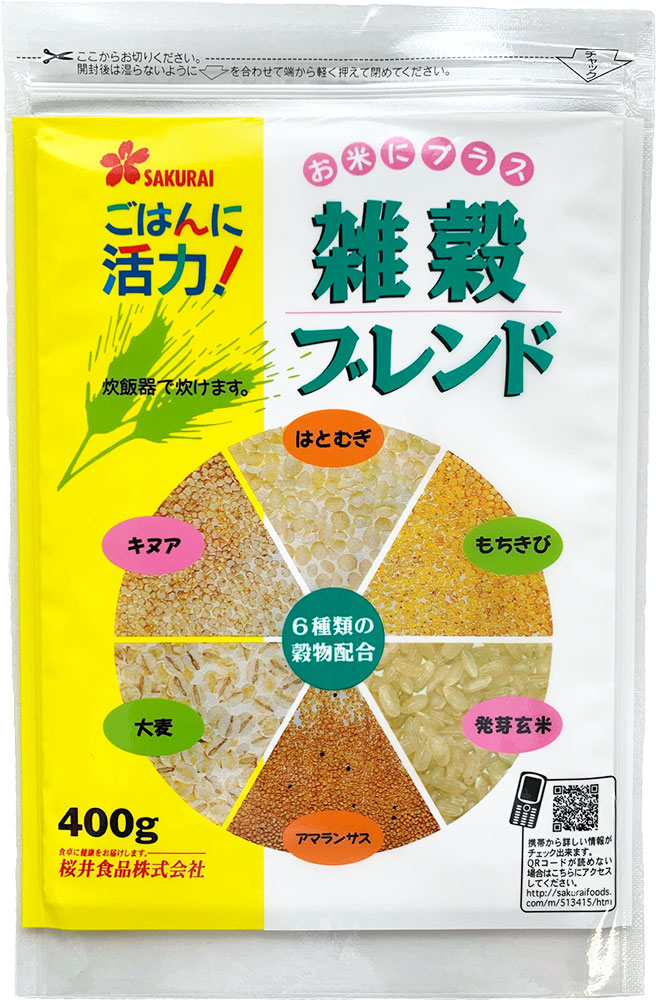 400g×24個（同梱・代引き不可）-　桜井食品　雑穀ブレンド